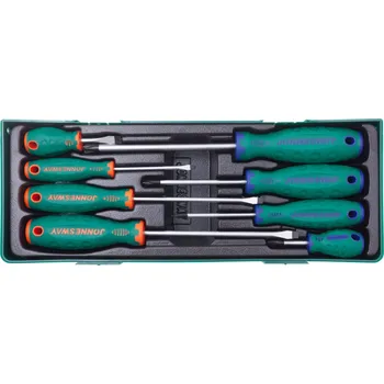 Sada šroubováků, křížových a plochých, 8 kusů v kazetě - JONNESWAY D71PP08SP