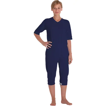 Zdravotnický oděv Overal se zipy v rozkroku i zádech [4.704] - 020 - námořnická modř / S