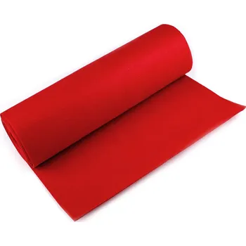 Plsť / filc šíře 50 cm, Balení 5 m, Varianta 2 (F01) červená