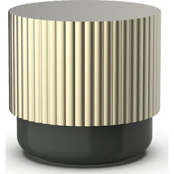 Úložný box Decor Walther, Koupelnová dóza Of Line se zlatým víkem 10 cm černá - Formadore