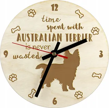 Hodiny Nástěnné hodiny Art-Dog béžové 20 cm