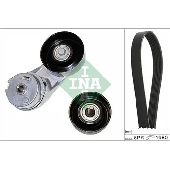 Sada žebrovaných klínových řemenů Schaeffler INA 529 0331 10