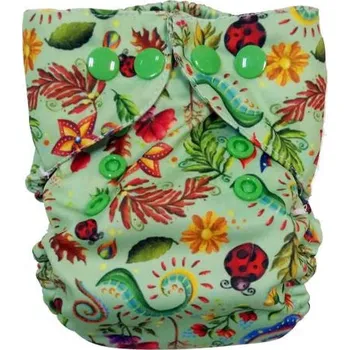 Plenkové kalhoty Pupus svrchní kalhotky Newborn - Flowers