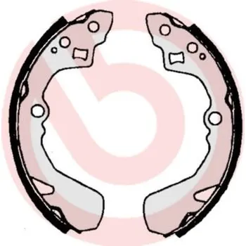 Brzdová čelist Sada brzdových čelistí BREMBO S 79 515