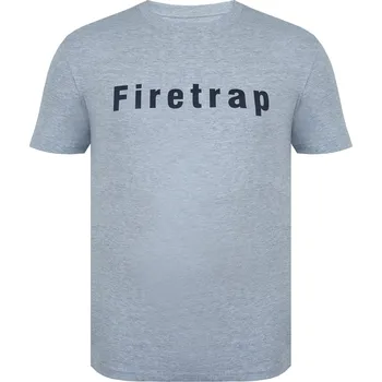 Pánské tričko Tričko Firetrap Grey Marl 1032517 S