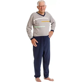 Zdravotnický oděv Overal se zipy v rozkroku i zádech [4.722] - 607 - vzor / S / dl. rukáv