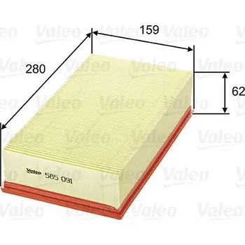Vzduchový filtr Vzduchový filtr VALEO 585091
