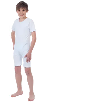 Zdravotnický oděv Body dětské bílé se zipem v rozkroku - 001-bílá / 158/164