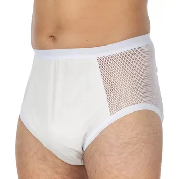 Inkontinenční kalhotky Inkontinenční fixační kalhotky [1.215] PE - 001-bílá / 50