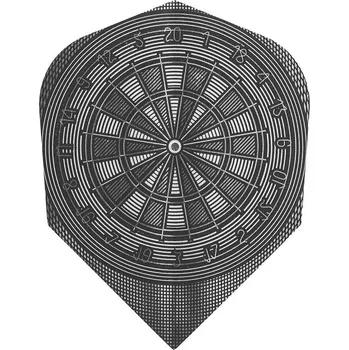 Harrows letky Quadro Grey Dartboard No.6