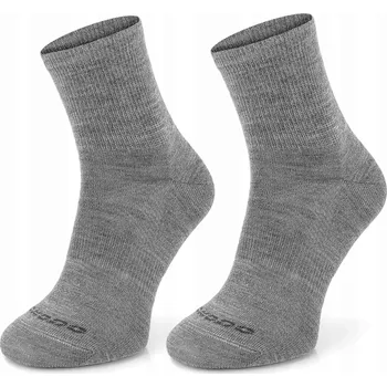 PONOŽKY TREKINGOVÉ COMODO TRE17 MERINO VLNA LIGHT GREY 43-46