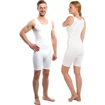 Zdravotnický oděv Body bez rukávů se zipem na zádech - 001-bílá / XXL