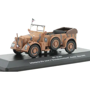 autíčko DeAgostini Horch KFZ. 15 901 Infanterie-Div. (mot.) Grossdeutschland Russia May 1942 1:43 - časopis Vojenské automobily s modelem #8 KFZ. 15 901 - kovový model auta 1/43