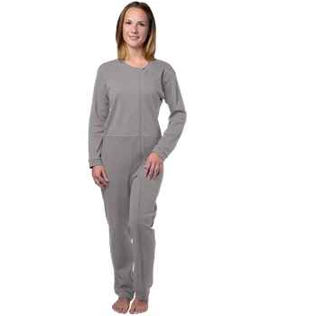 Zdravotnický oděv Speciální overal s podélným předním zipem [4.705] - 013 - šedá / XL / dl. rukáv