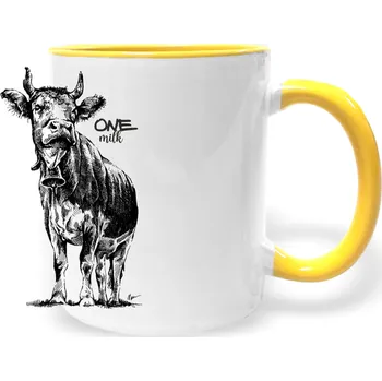 Hrnek - Mléčná jednička Barva: Žlutá
