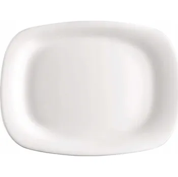 Bormioli parma OVÁLNÝ TALÍŘ velký bílý na jídlo, chuťovky a sýry