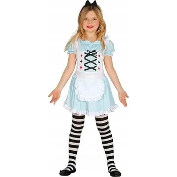 Karnevalový kostým KOSTÝM ALICE MODRÁ ŘÍŠE DIVŮ VELIKOST 104