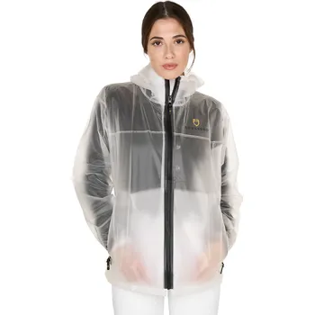 Dámská bunda EQUESTRO Pláštěnka Equestro, unisex, bílá XL