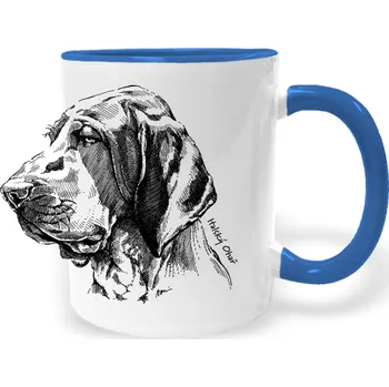 Hrnek - Italský Ohař Barva: Modrá