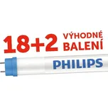 LED trubice Philips CorePro LEDtube 120cm 15,5W (36W) neutrální bílá 4000K T8 G13 EM/230V akční balení 18+2
