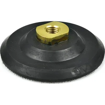 Brusný kotouč GEKO Gumový lešticí kotouč se suchým zipem 100 mm M14 (10/100)