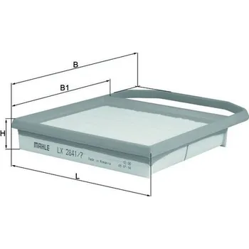 Vzduchový filtr Vzduchový filtr KNECHT LX 2841/7