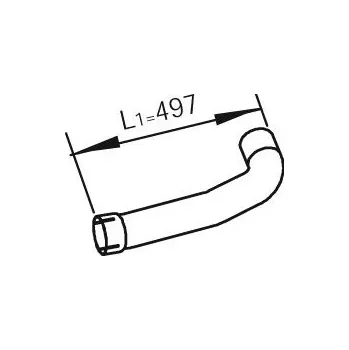 Výfuková trubka Výfuková trubka DINEX 47276