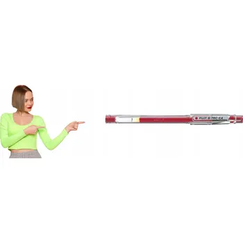 Gelová propiska červené PILOT