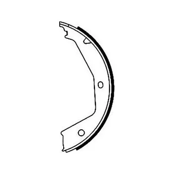 Brzdová čelist Sada brzdových čelistí, parkovací brzda TEXTAR 91054700