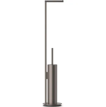 WC štětka Decor Walther, Stojan na toaletní papír s WC štětkou Mikado s povrchovou úpravou PVD tmavý matný kov - Formadore