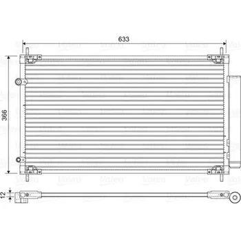 Výparník klimatizace Kondenzátor, klimatizace VALEO 822604