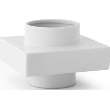 Váza Normann Copenhagen, Centrální díl modulární vázy Deko Object S2 sněhově bílý - Formadore