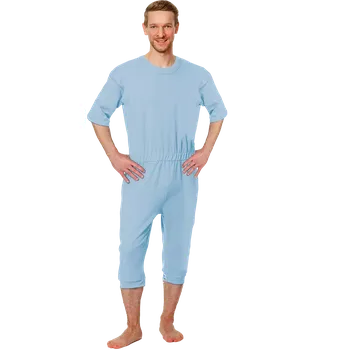 Zdravotnický oděv Overal se zipy v rozkroku i na zádech [4.082] - 033 - blankytně modrá / M