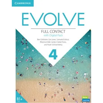 Anglický jazyk Evolve Level 4 Full Contact with Digital Pack – Ben Goldstein,Ceri Jones,Samuela Eckstut,Rhiannon Ball,Carolyn Clarke Flores,Noah Schwartzberg (EN)