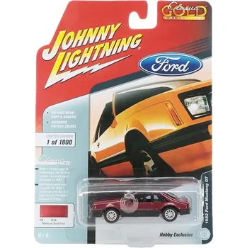 autíčko Ford Mustang GT 1982 1:64 - Johnny Lightning Ford Mustang - sběratelský model autá 1/64