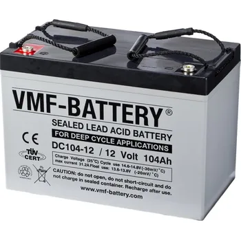Trakční baterie VMF trakční baterie AGM (GEL) 104Ah 12V Deep Cycle