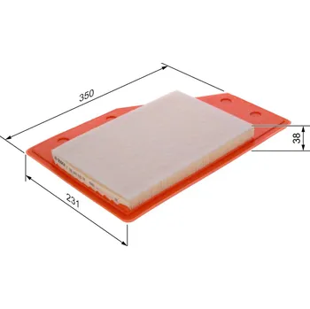 Vzduchový filtr Vzduchový filtr BOSCH F 026 400 635