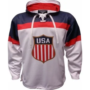 Pánská mikina Mikina USA bílá - velikost XL