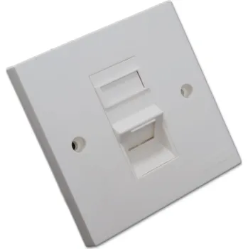 Elektrická zásuvka XtendLan Rámeček pro zásuvky pod omítku, 1x šikmý vývod RJ-45