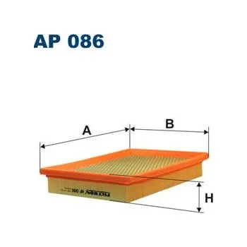 Vzduchový filtr Vzduchový filtr FILTRON AP 086