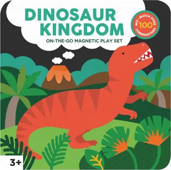 Magnetická kreslící tabulka Petit Collage Magnetická hrací sada - dinosauři