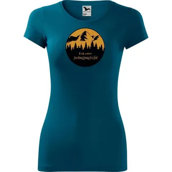 Dámské oblečení DOBRÝ TRIKO Dámské tričko Dobrodružství Velikost: M, Barva: Petrolejová