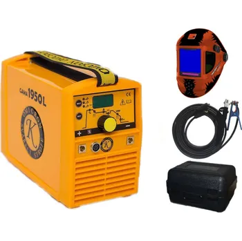 Svářečka Omicron GAMA 1950L + kabely 25/3m + kukla + kufr, záruka 3+2 roky SET TOP