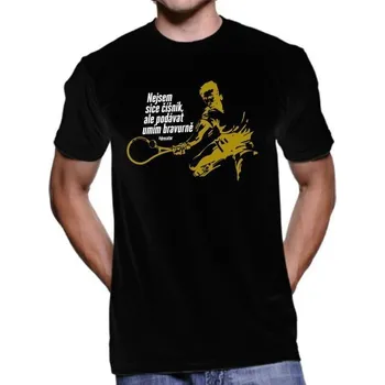 Pánské tričko Tričko Tenis Podávat umím - velikost M, Barva Červená