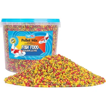 Technika k zahradnímu jezírku Happet Univerzální granule pro Koi kapry i ostatní ryby - Gran Mix 10L