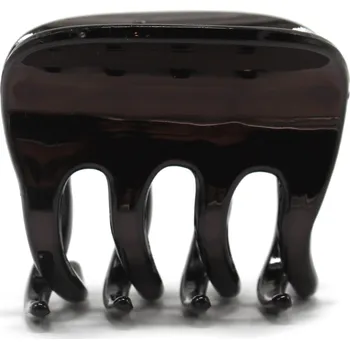 Černý lesklý skřipec na vlasy