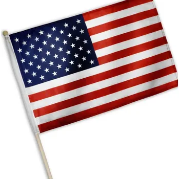Vlajka Vlajka USA s žerdí - mávací, 45 x 30 cm