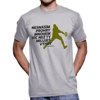 Tričko Tenis Nesnáším prohry - velikost XXXL, Barva Limetková