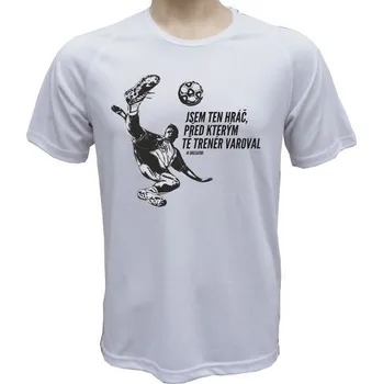 Funkční tričko Fotbal Hráč - velikost XL, Barva Neonově zelená