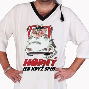 Dámská noční košile Noční košile Hodný jen když spím - velikost L